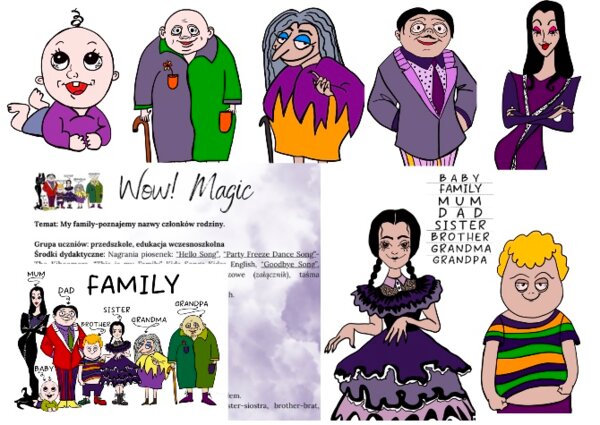 Wow! Magic - My Family - Poznajemy nazwy członków rodziny 1