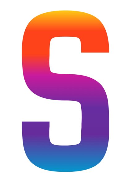 Girlanda – Napis „SZKOLNE OSKARY 2025/6/7/8/9” gradient