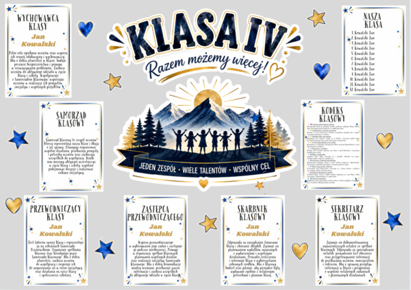 Dekoracja na tablicę klasową