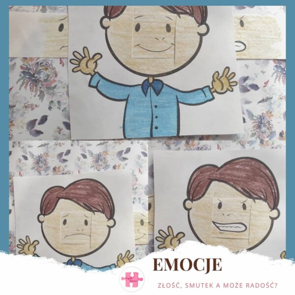Emocje - zabawa plastyczna