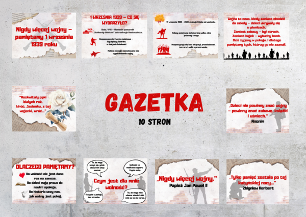 Nigdy więcej wojny - pamiętamy 1 września 1939 / GAZETKA - Rocznica wybuchu II wojny światowej