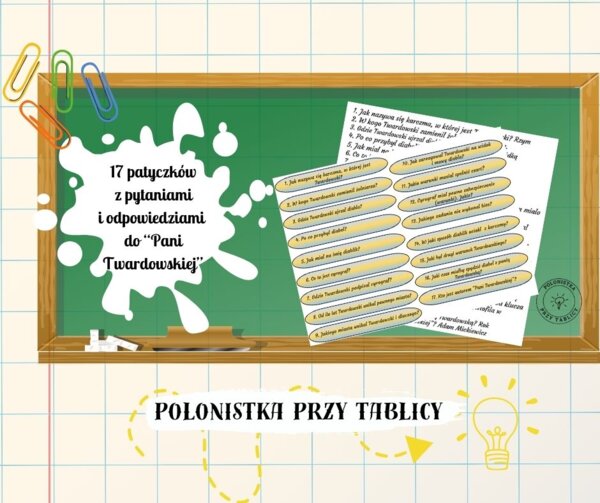 Patyczki - pytania i odpowiedzi - "Pani Twardowska"