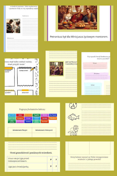 Stacje zadaniowe do lektury ,,Quo vadis"