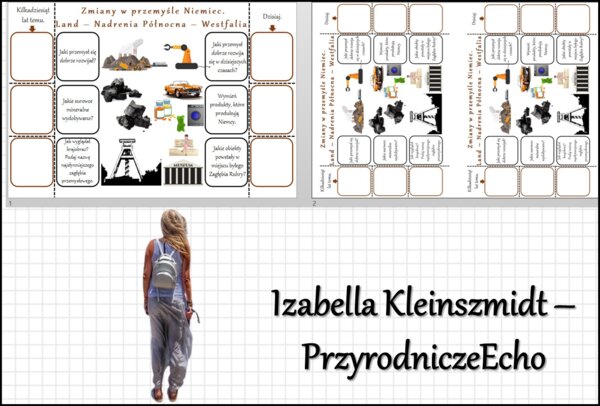Notatka okienkowa „Zmiany w przemyśle Niemiec” w pdf. Geografia 6 dział „Sąsiedzi Polski”.