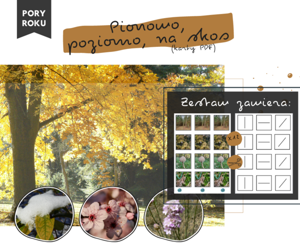 Pionowo, poziomo, na skos: pory roku