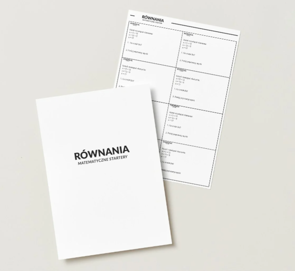 Starter 5 minut – Równania | 13 kart