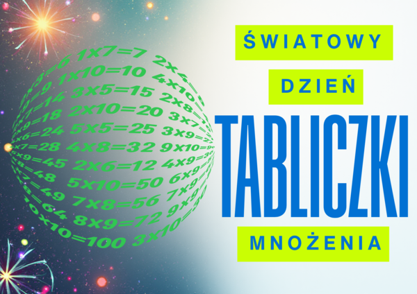 Plakat „Światowy Dzień Tabliczki Mnożenia 2025” – wyjątkowa dekoracja klasy, która robi WOW!