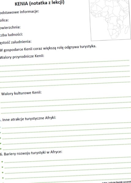 Kenia (notatka do uzupełnienia)