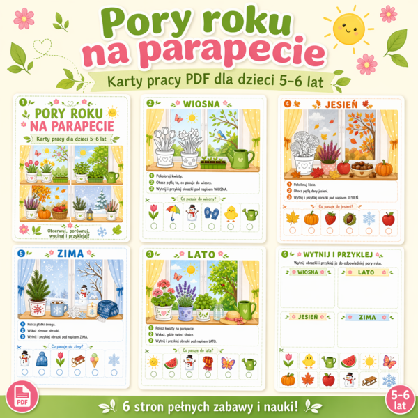 Pory roku na parapecie