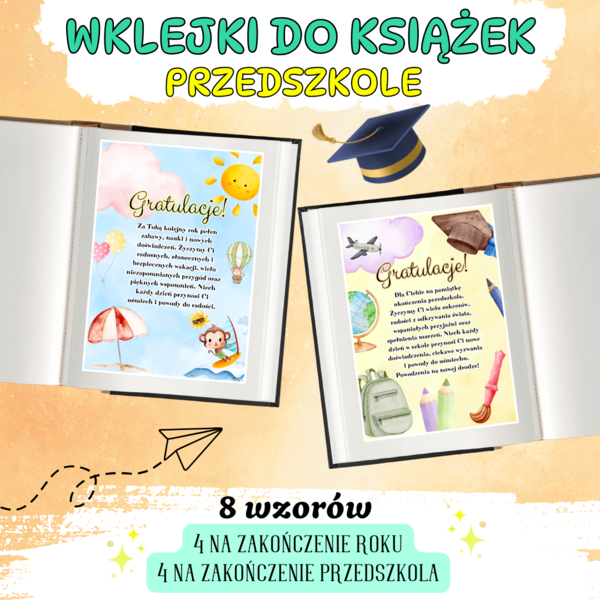 WKLEJKI DO KSIĄŻEK - PRZEDSZKOLE