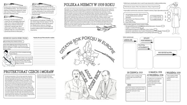 Zestaw 15 kart pracy: Ostatni rok pokoju w Europie przed II wojną światową