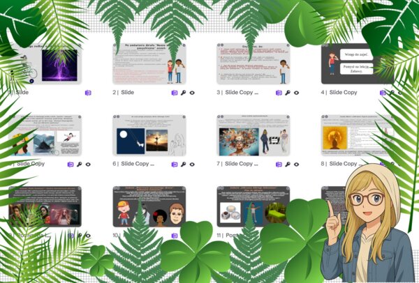 Prezentacja multimedialna w genial.ly „Jak mogę zadbać o mój dobrostan?". Edukacja zdrowotna. Klasa 7. Dział „Nasze zdrowie psychiczne".