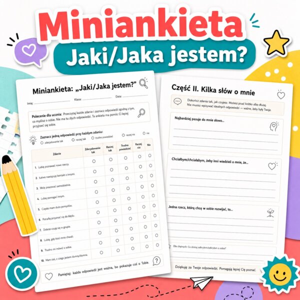 Ankieta. Jaki / jaka jestem?