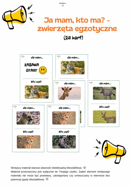 Ja mam, kto ma - zwierzęta egzotyczne