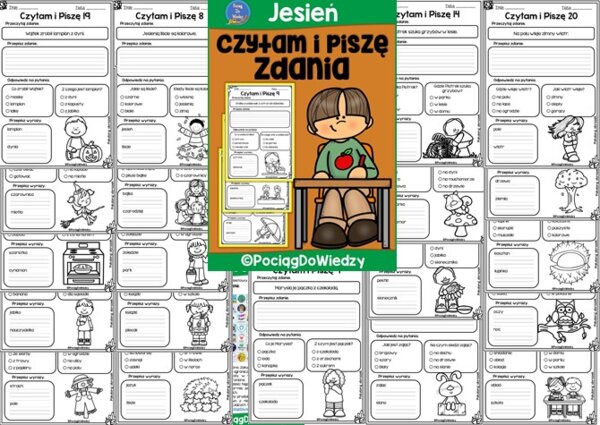 Jesień - Czytam i piszę zdania