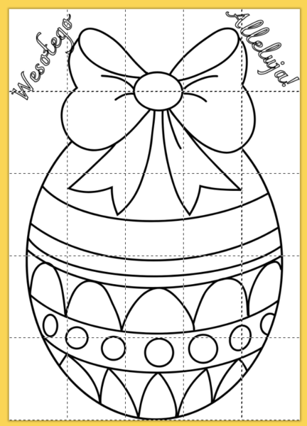 Kolorowanka XXL na Wielkanoc – Kreatywna Zabawa dla Przedszkolaków!