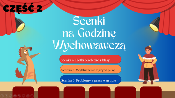 Świetna zabawa na godzinę wychowawczą – Scenki na godzinę wychowawczą część 2 – do wyświetlenia w formie PREZENTACJI – Pomysł na godzinę wychowawczą