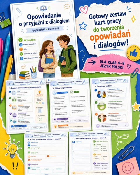 Opowiadanie o przyjaźni z dialogiem