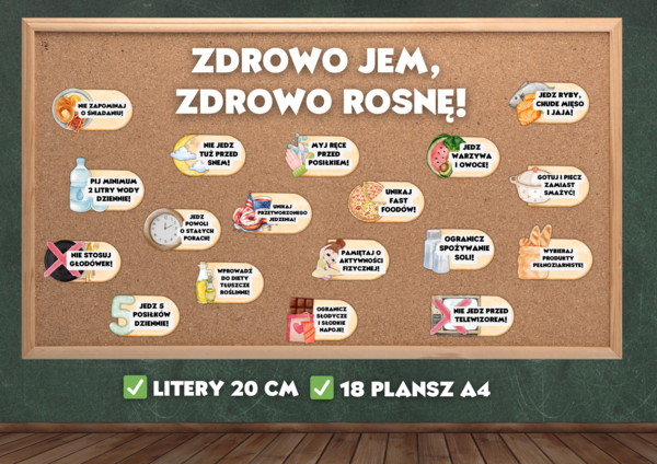 ZDROWO JEM, ZDROWO ROSNĘ! Gazetka szkolna