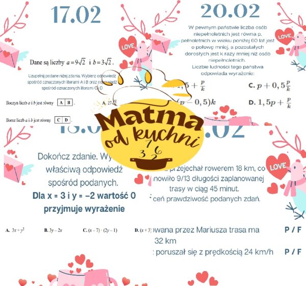 Zadania na dobry początek - potęgi, pierwiastki, wyrażenia algebraiczne i równania - E8