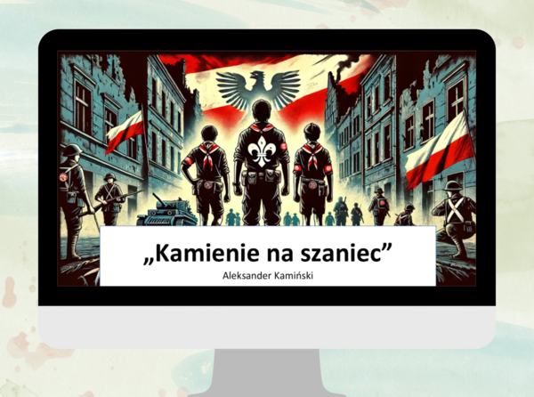 Prezentacja "Kamienie na szaniec" - powtórka - akcje sabotażowe i dywersyjne - egzamin ósmoklasisty