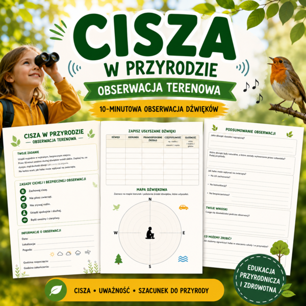 Cisza w przyrodzie — obserwacja terenowa