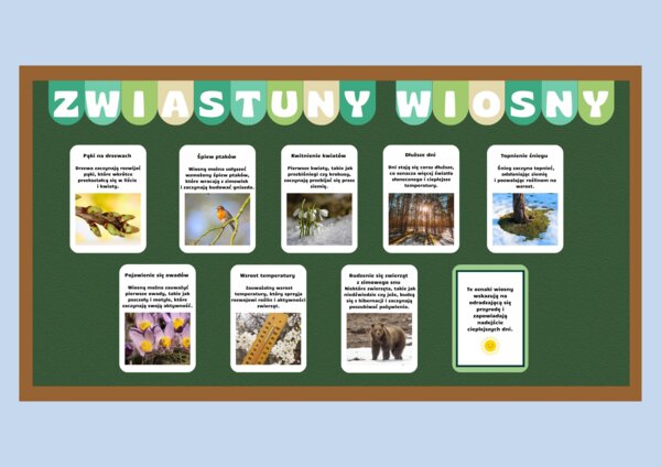 Gazetka "Zwiastuny wiosny"