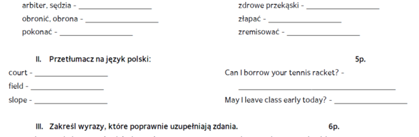 Brainy 7 unit 6 sprawdzian