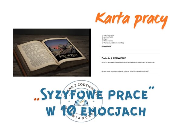 „Syzyfowe prace” w 10 emocjach- karta pracy