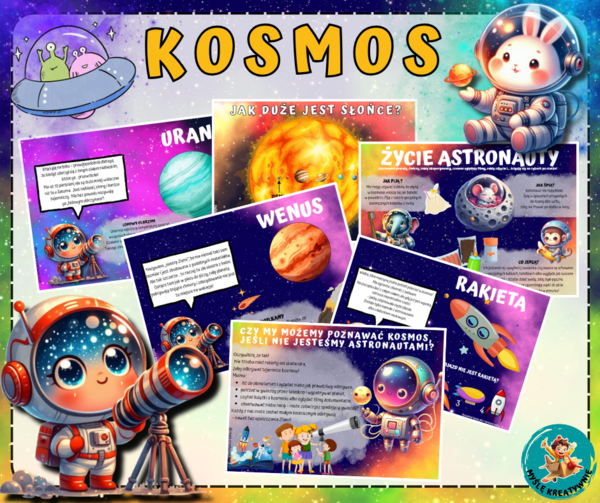 ZESTAW NA DZIEŃ KOSMOSU, KOSMOS, UKŁAD SŁONECZNY