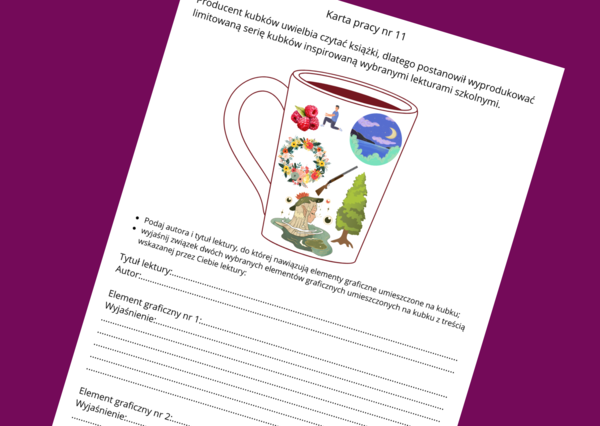 "ŚWITEZIANKA” – lektury- kl. 4-8 – ikonki – powtórzenie – powtórka – egzamin – karta pracy