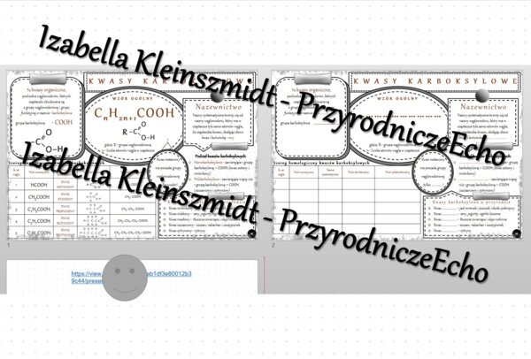 Minizestaw na temat „Kwasy karboksylowe” – sketchnotka + karta pracy w power point + gratisowy link do prezentacji multimedialnej niekomercyjnej wykonanej w genial.ly do indywidualnego pobrania i użycia do celów niekomercyjnych. Chemia 8, „Pochodne węglo