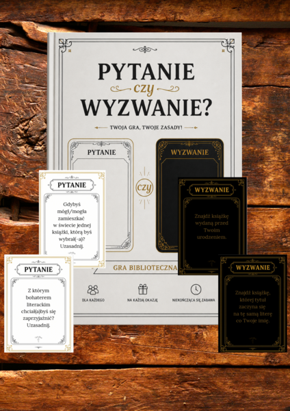 Pytanie czy wyzwanie - gra, biblioteka