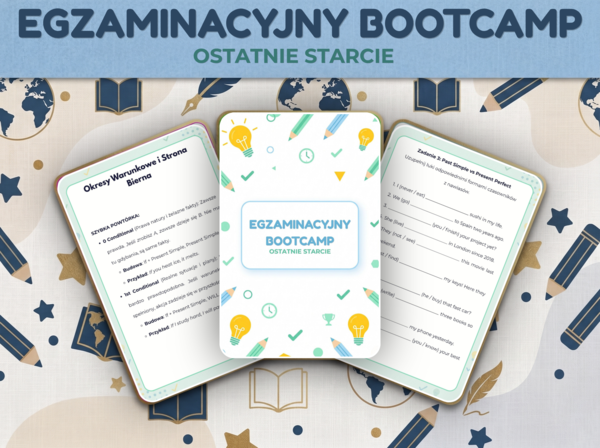 E8 BOOTCAMP: Ostatnie Starcie! 🚀 Kompletna powtórka do egzaminu (20 zadań + Teoria + Klucz)