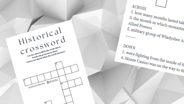 Crossword - Hist 806 Zwycięstwo aliantów