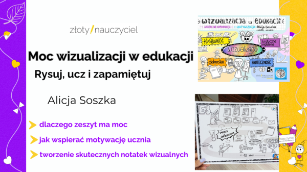 Wizualizacja jako klucz do efektywnej nauki – webinar Alicji Soszki
