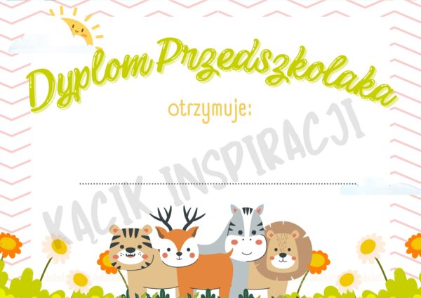 DYPLOMY NA DZIEN PRZEDSZKOLAKA 💜