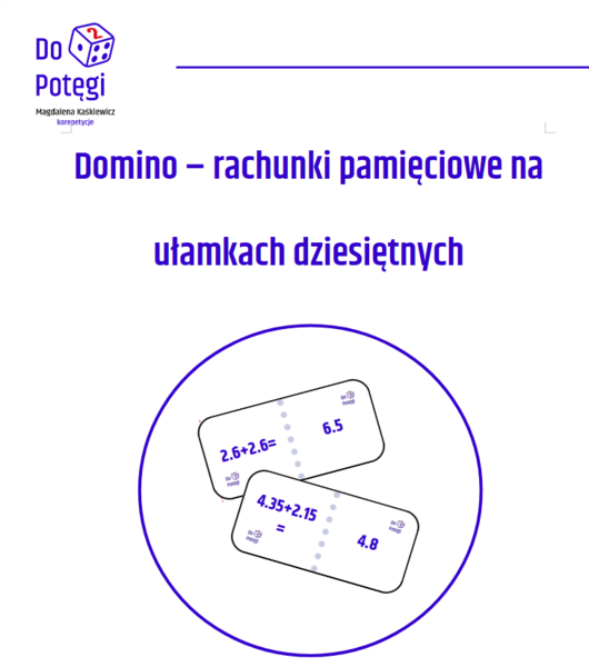 Domino Ułamki dziesiętne(rachunki pamięciowe)