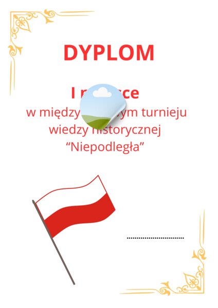 Dyplomy - turniej historyczny na Święto Niepodległości