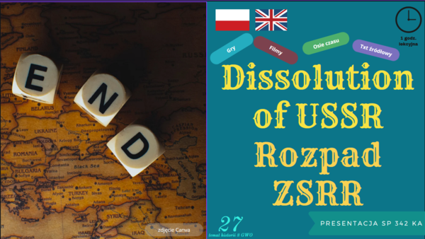 Historia 827 Rozpad ZSRR dla ogólnych i angielskojęzycznych klas.