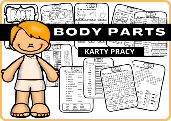 BODY PARTS - KARTY PRACY