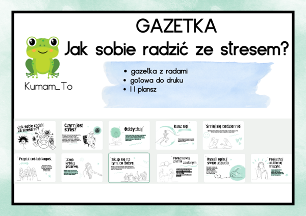 Gazetka "Jak sobie radzić ze stresem?"