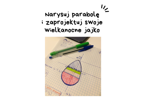 Narysuj parabolę i zaprojektuj swoje własne wielkanocne jajko :-)