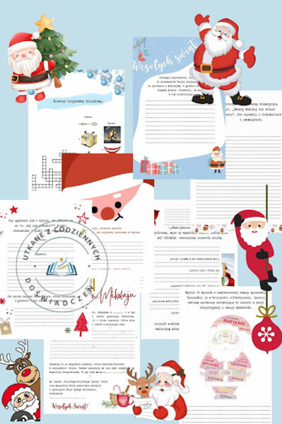 Stacje zadaniowe lub karty pracy- pomysł na lekcję języka polskiego 6 grudnia