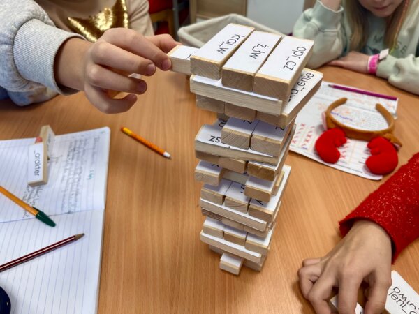 Ortografia klocki różne trudności