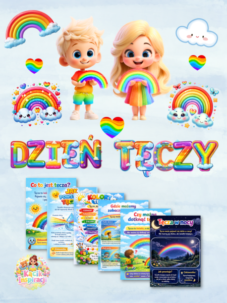 🌈 DZIEŃ TĘCZY – PAKIET EDUKACYJNO-DEKORACYJNY 🌈