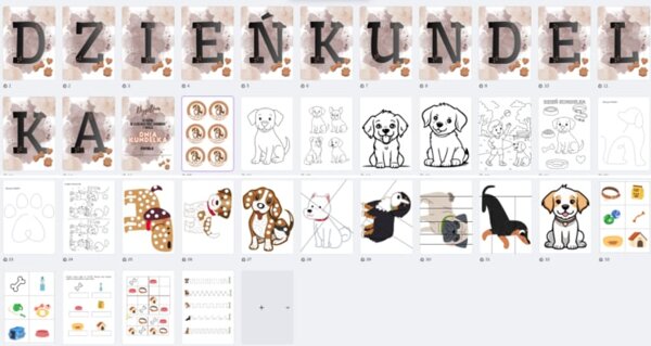 DZIEŃ KUNDELKA - GIRLANDA ZADANIA