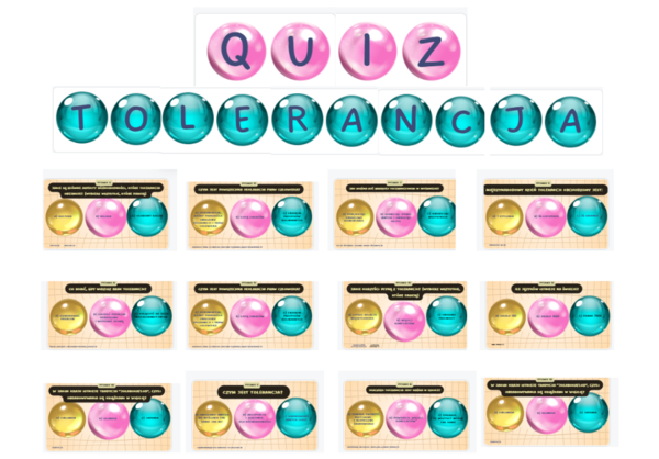 Gazetka szkolna - Quiz na temat tolerancji