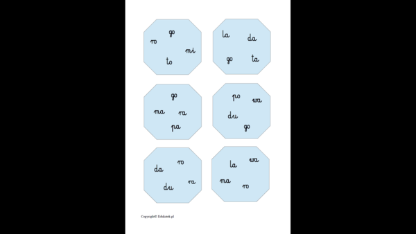 Zestaw pomocy na cały rok - nauka czytania
