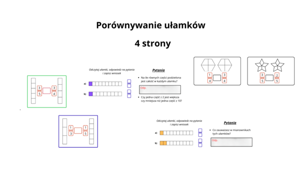 Ułamki bez bólu: 4-stronnicowy pakiet mistrza matematyki (Metoda Singapurska!)